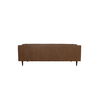 Woods Sofa Brown Leather, Sofas & Sectional by Moe's Home, 86" width x 29.9" height x 37" depth thumbnail 4