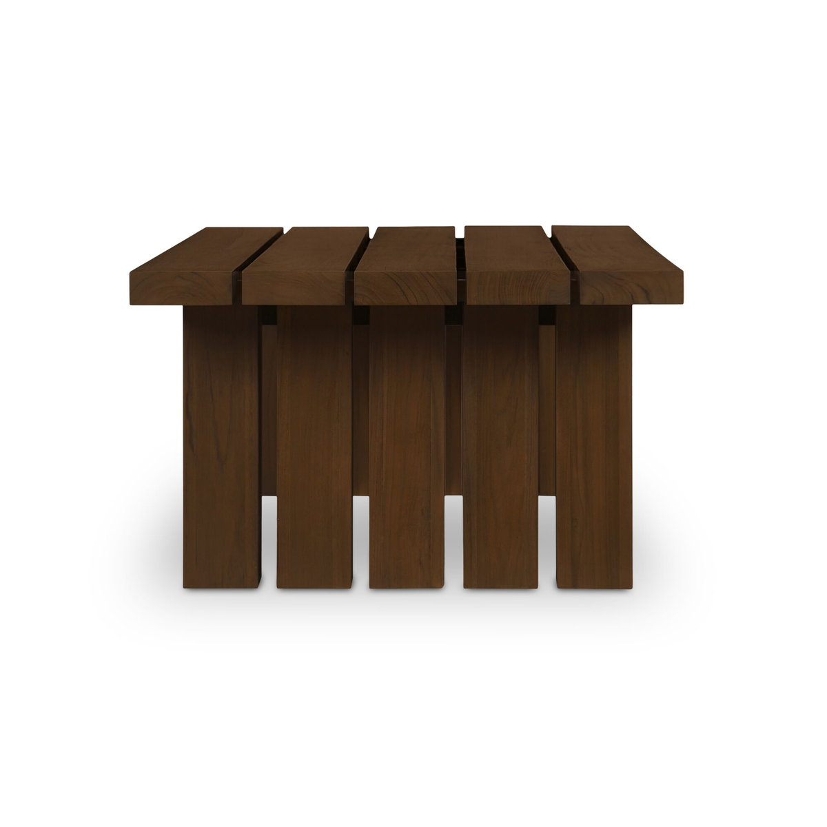 Denby Outdoor Coffee Table Brown, Outdoor Table by Moe's Home, 5'5" width x 1'6" height x 2'11" depth View 3