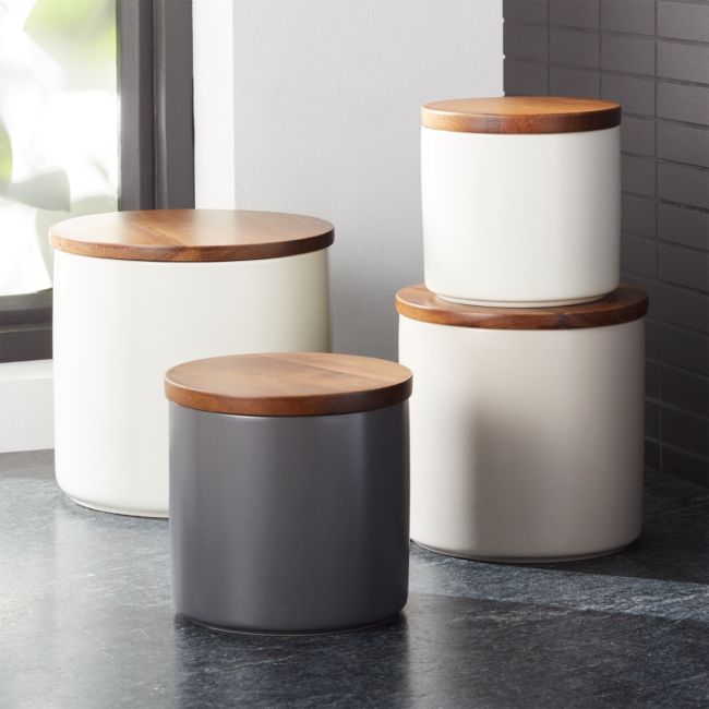 Online Designer Kitchen Silo Canisters, Set of 4