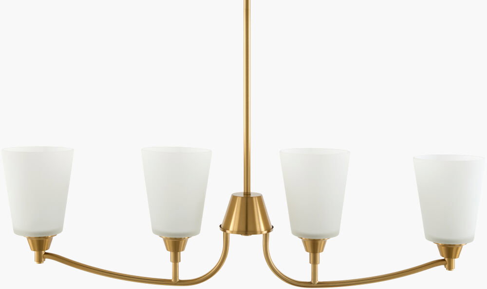 Yueva Chandelier, by Surya, 5" length x 33" width x 12" height