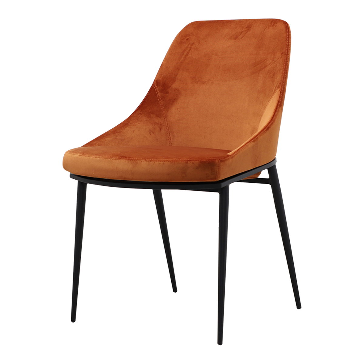 Sedona Dining Chair Amber - Set Of Two, by Moe's Home, 20" width x 31.5" height x 22" depth View 5