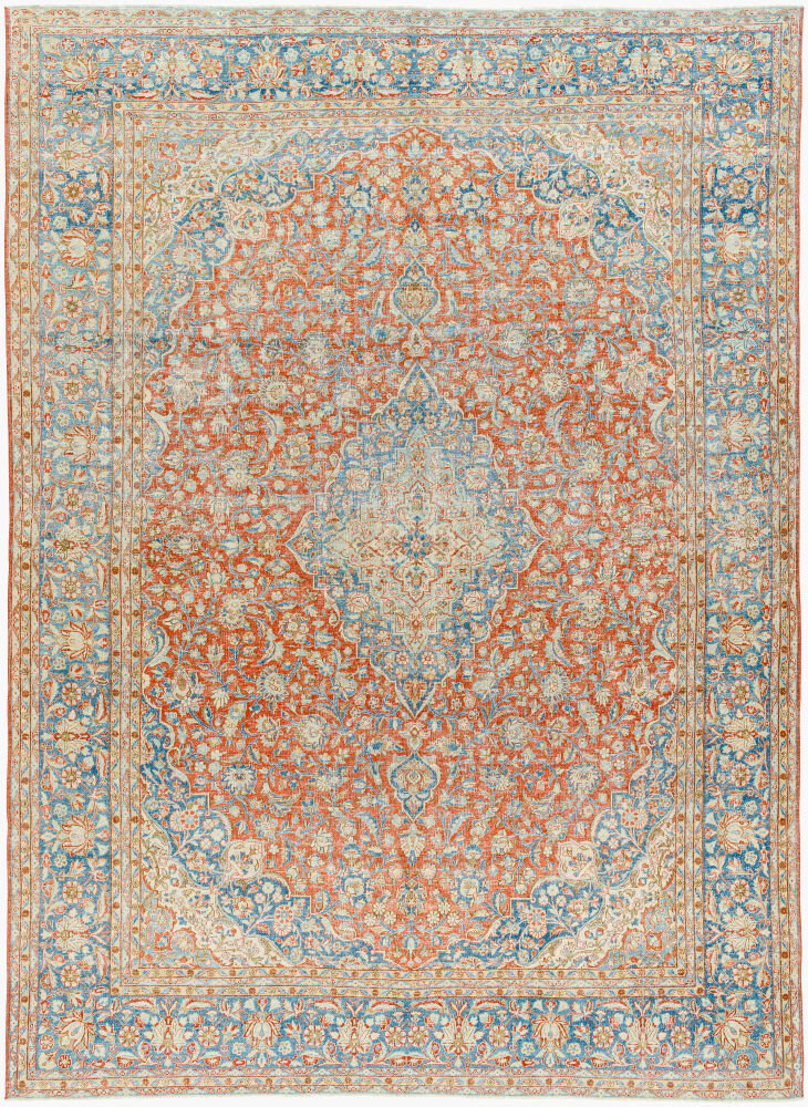 Antique One of a Kind Handmade Rug, by Surya, 11'6" length x 8'4" width