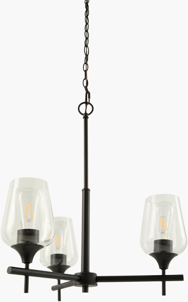 Yueva Chandelier, by Surya, 21" length x 21" width x 23" height