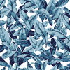 Palm Blue Peel & Stick Wallpaper, by York Wall, 16'6" length x 1'8.5" width x 0.02" depth thumbnail