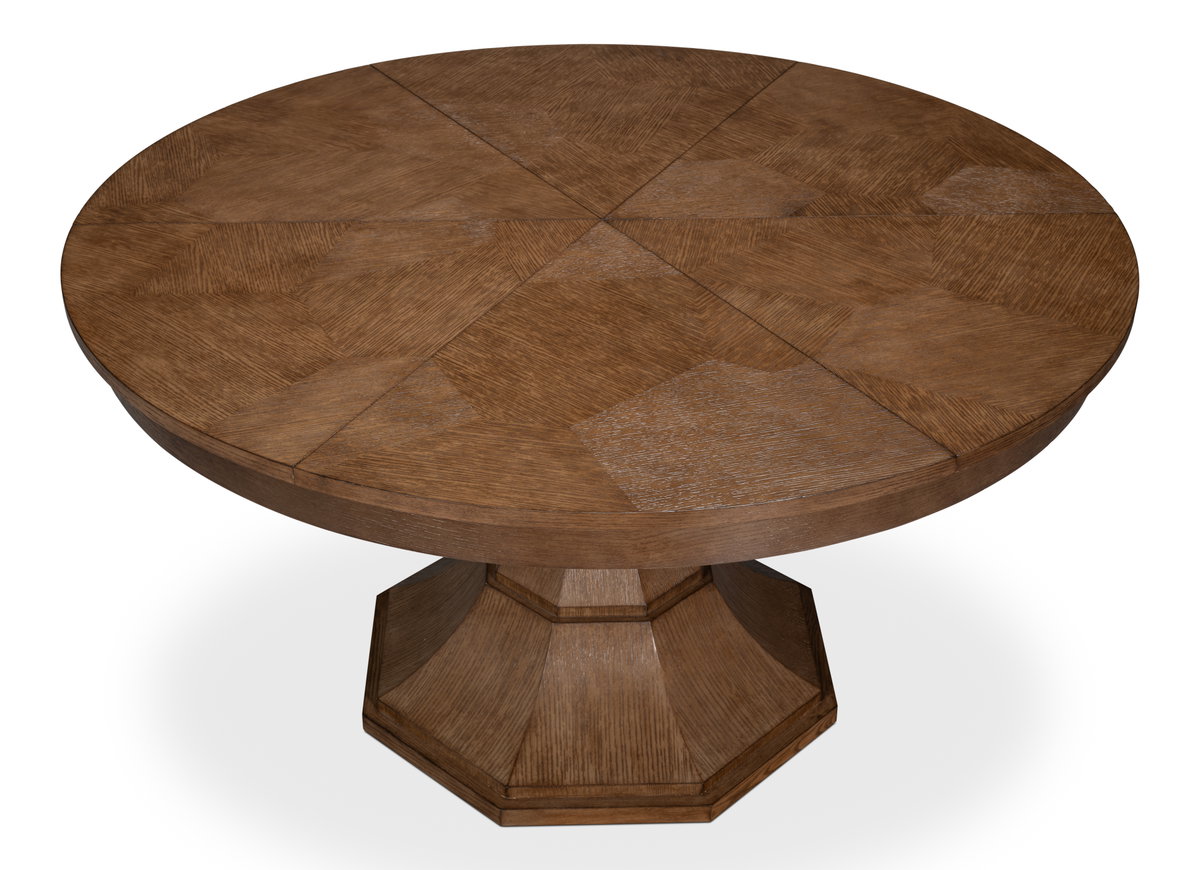 Giselle Jupe Table  Medium  Light Mink, by Sarreid, 4'7" length x 4'7" width x 2'6" height View 12