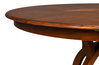 Austin Jupe Dining Table Medium Walnut, by Sarreid, 4'7" length x 4'7" width x 2'6" height thumbnail 8