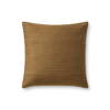Loloi Mustard Pillow, Decorative Pillow, 18" length x 18" width thumbnail 1