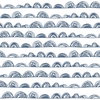 Doodle Scallop Indigo Peel & Stick Wallpaper, by York Wall, 16'6" length x 1'8.5" width x 0.02" depth thumbnail