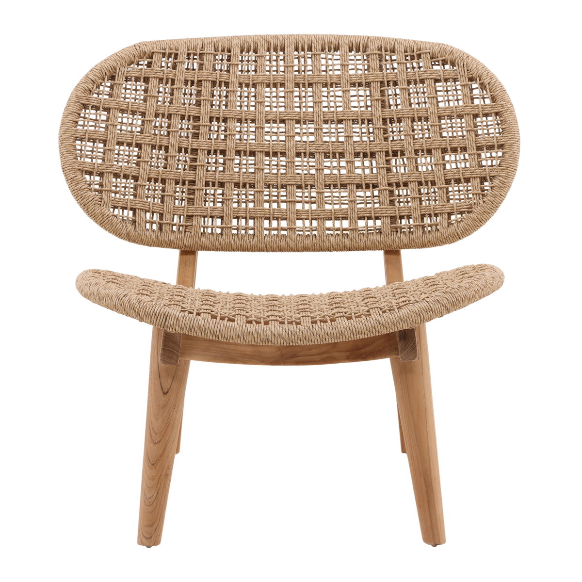 Hermosillo Outdoor Occasional Chair Natural, Accent Chair by Dovetail, 31.18" width x 30" height x 29.6" depth View 2