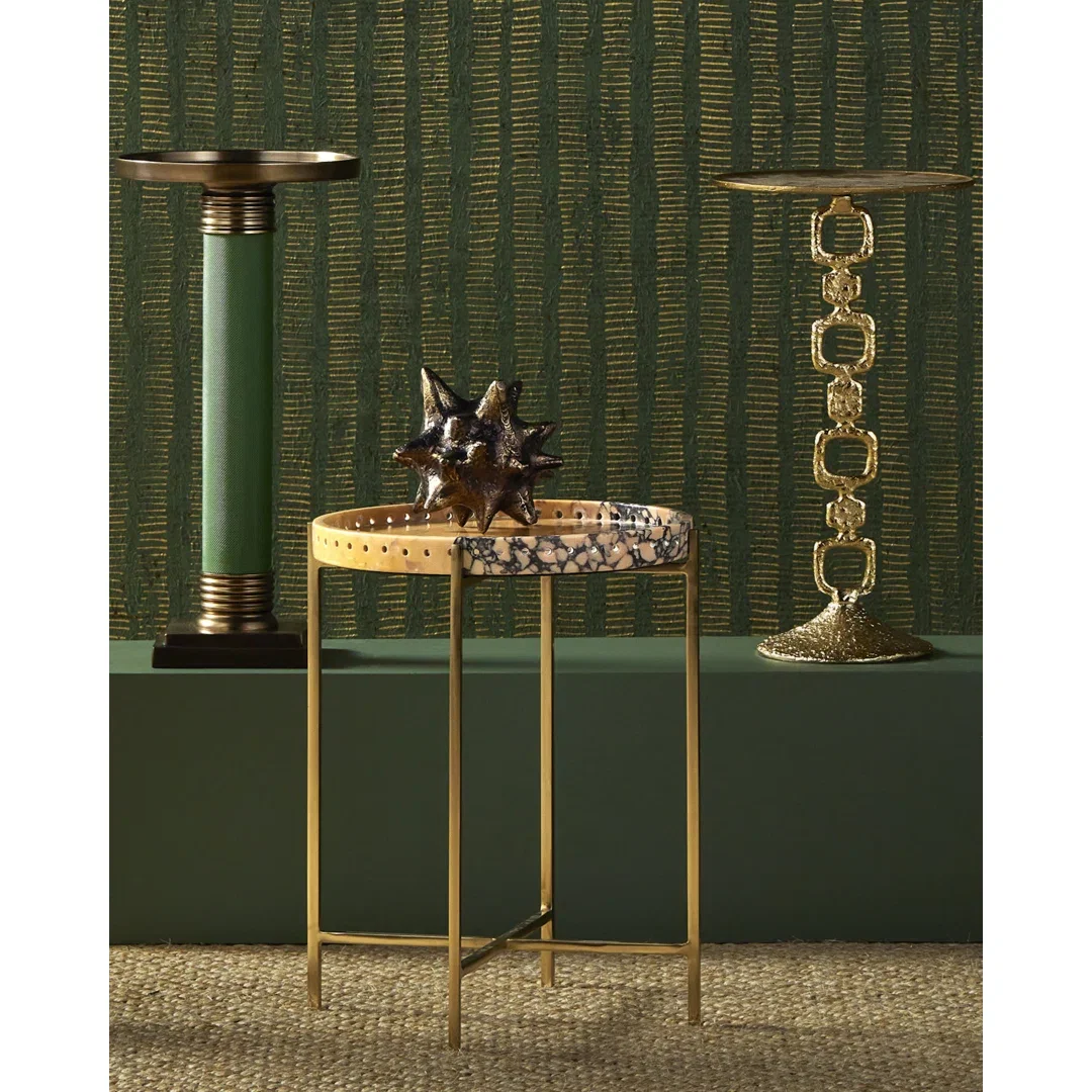 Gavin End Table, Side & End Table by Currey and Company, 11" width x 22.75" height x 11" depth View 2
