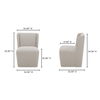 Cormac Rolling Dining Chair Warm Sand thumbnail 9