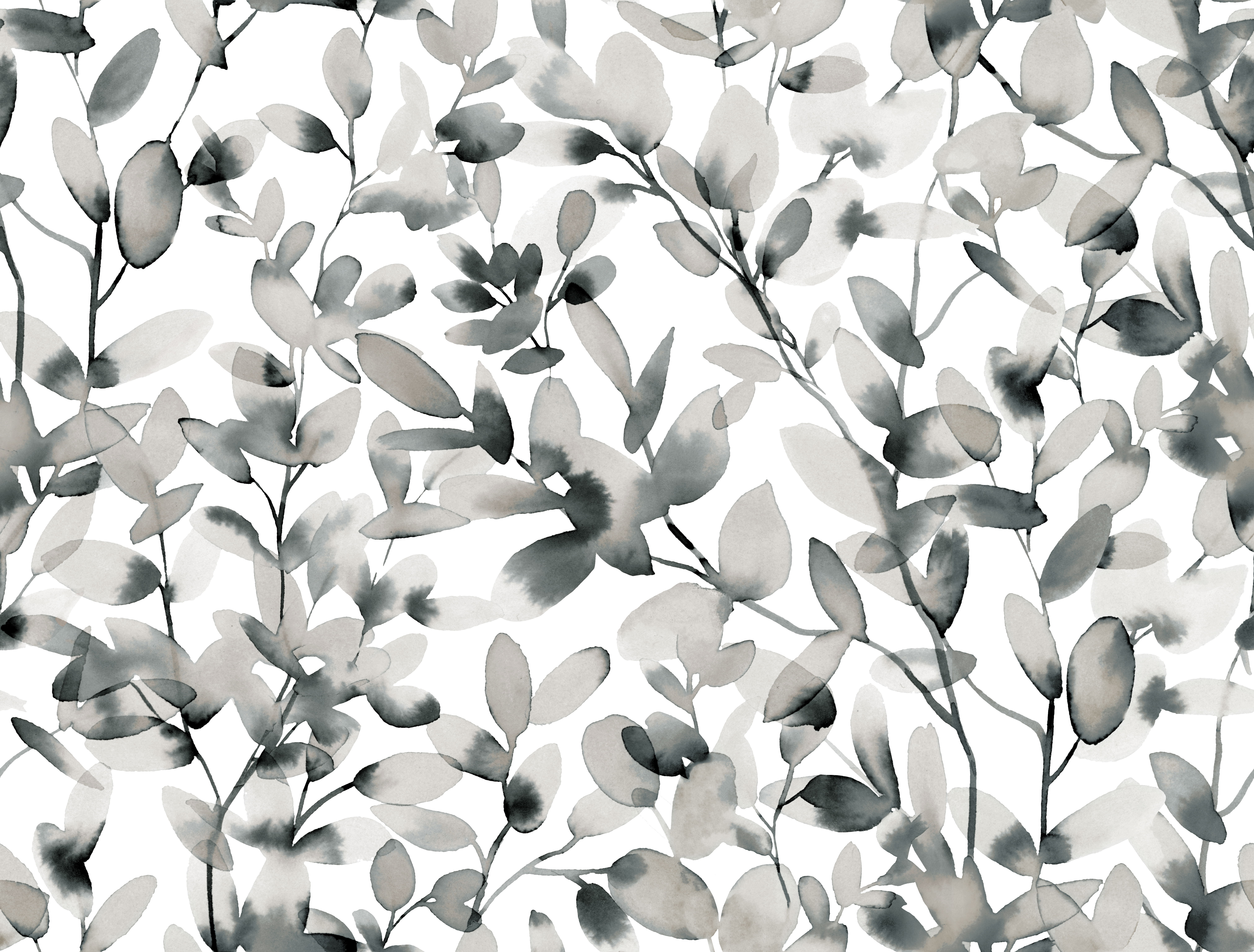 Botany Vines Grey Peel & Stick Wallpaper, by York Wall, 20' length x 2'3" width x 0.02" depth View 1