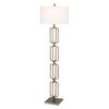 Link Brushed Gold Floor Lamp, by Uttermost, 19" width x 67" height x 19" depth thumbnail 1