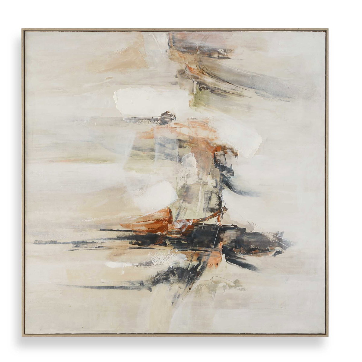 Outburst Hand Painted Modern Art, by Uttermost, 51" width x 51" height x 2" depth View 1