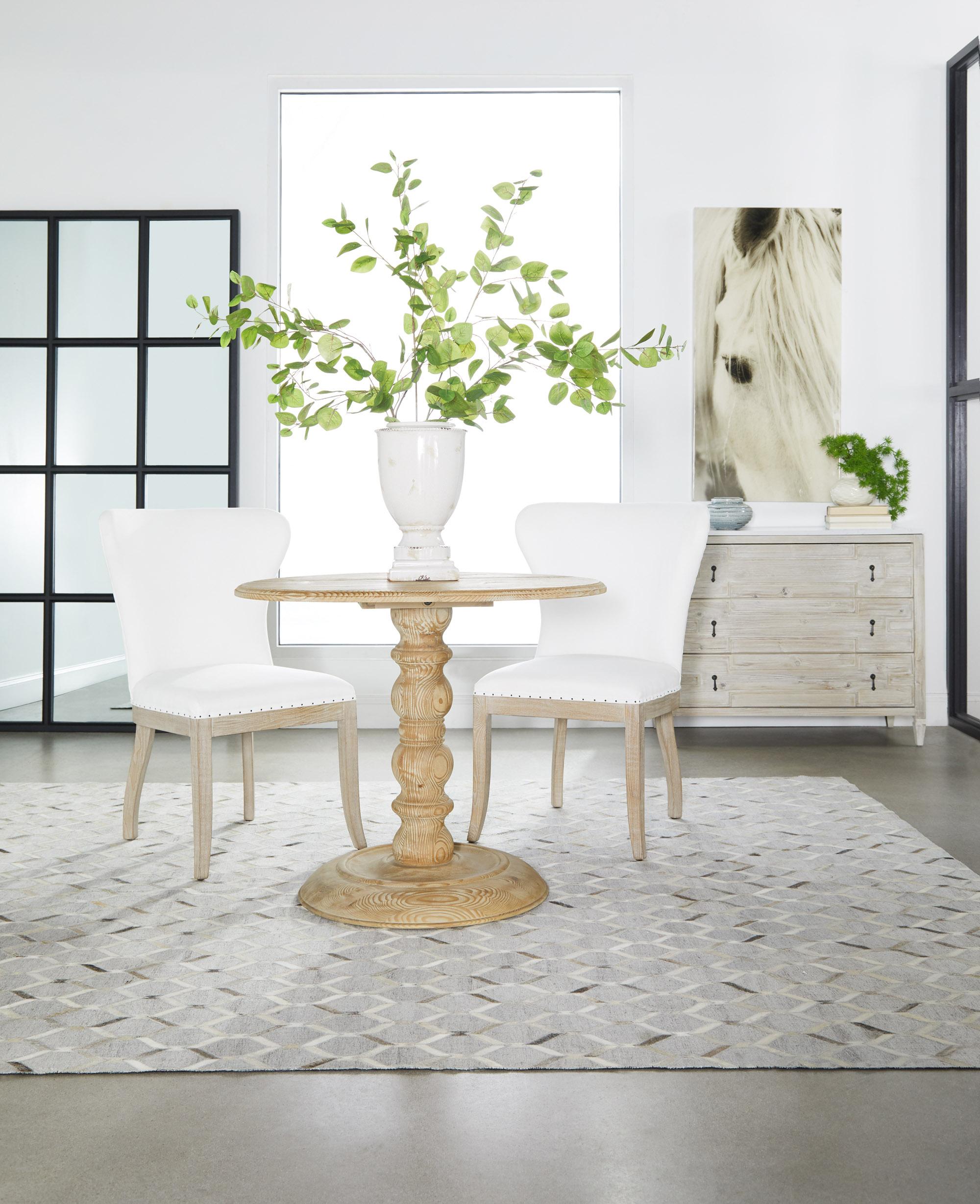 Chelsea 36' Round Dining Table, by Essentials for Living, 35.5" width x 30" height x 35.5" depth View 18