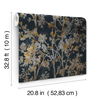 Shimmering Foliage Black Wallpaper thumbnail 6