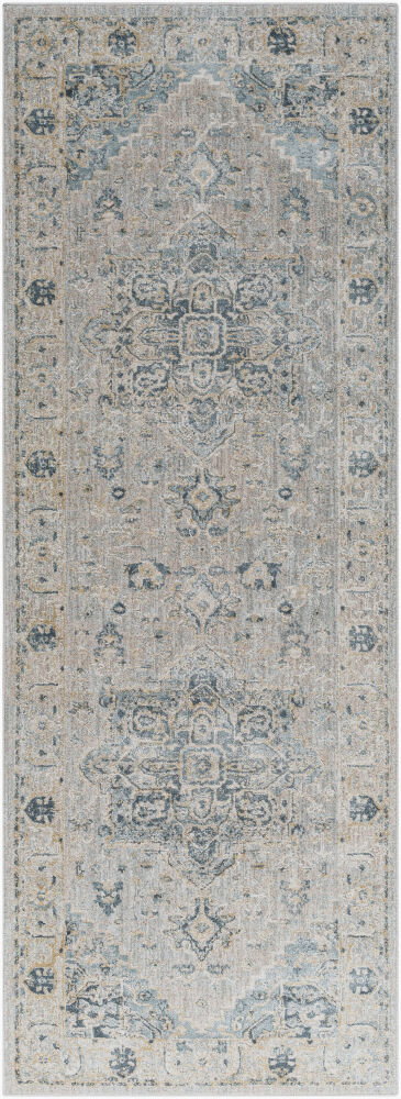 Brunswick Machine Woven Rug, by Surya, 7'2.61" length x 2'7.5" width