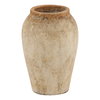 Caradoc Pot Antique White, Planter by Dovetail, 10.3" width x 16" height x 10.3" depth thumbnail 1