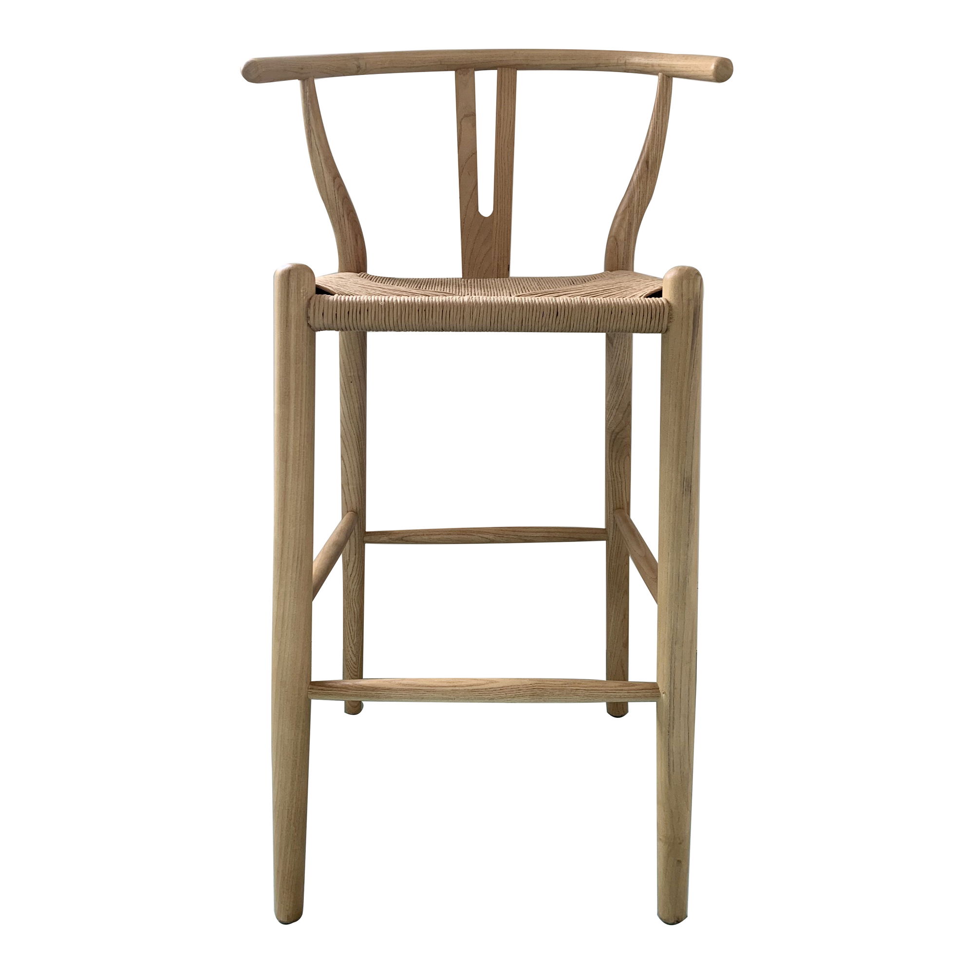 Ventana Counter Stool Natural, Counter & Bar Stool by Moe's Home, 24" width x 38" height x 20" depth View 1