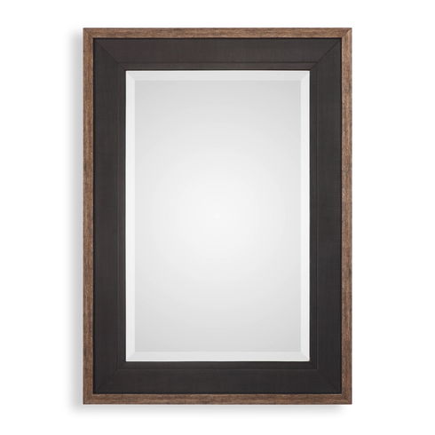 Staveley Rustic Black Mirror