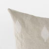 Enya 13L x 21W Beige and Cream Fabric Patterned Decorative Pillow Cover thumbnail 6
