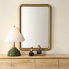 Atkinson Modern Brass Mirror, by Uttermost, 29" width x 41" height x 2" depth thumbnail 2