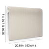 Dutch Braid Taupe Wallpaper, by York Wall, 33' length x 1'8.9" width x 0.02" depth thumbnail 5