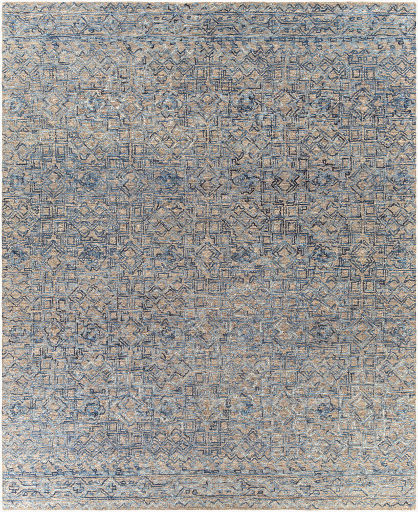 Newcastle Handmade Rug, by Surya, 1'6" length x 1'6" width