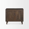 Heera Dark Brown Diamond Motif with Shelf Accent Cabinet thumbnail 5