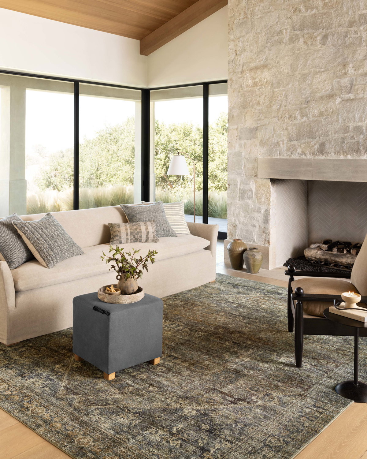 Amber Lewis x Loloi Morgan Rug, 2'3" length x 7'6" width View 3