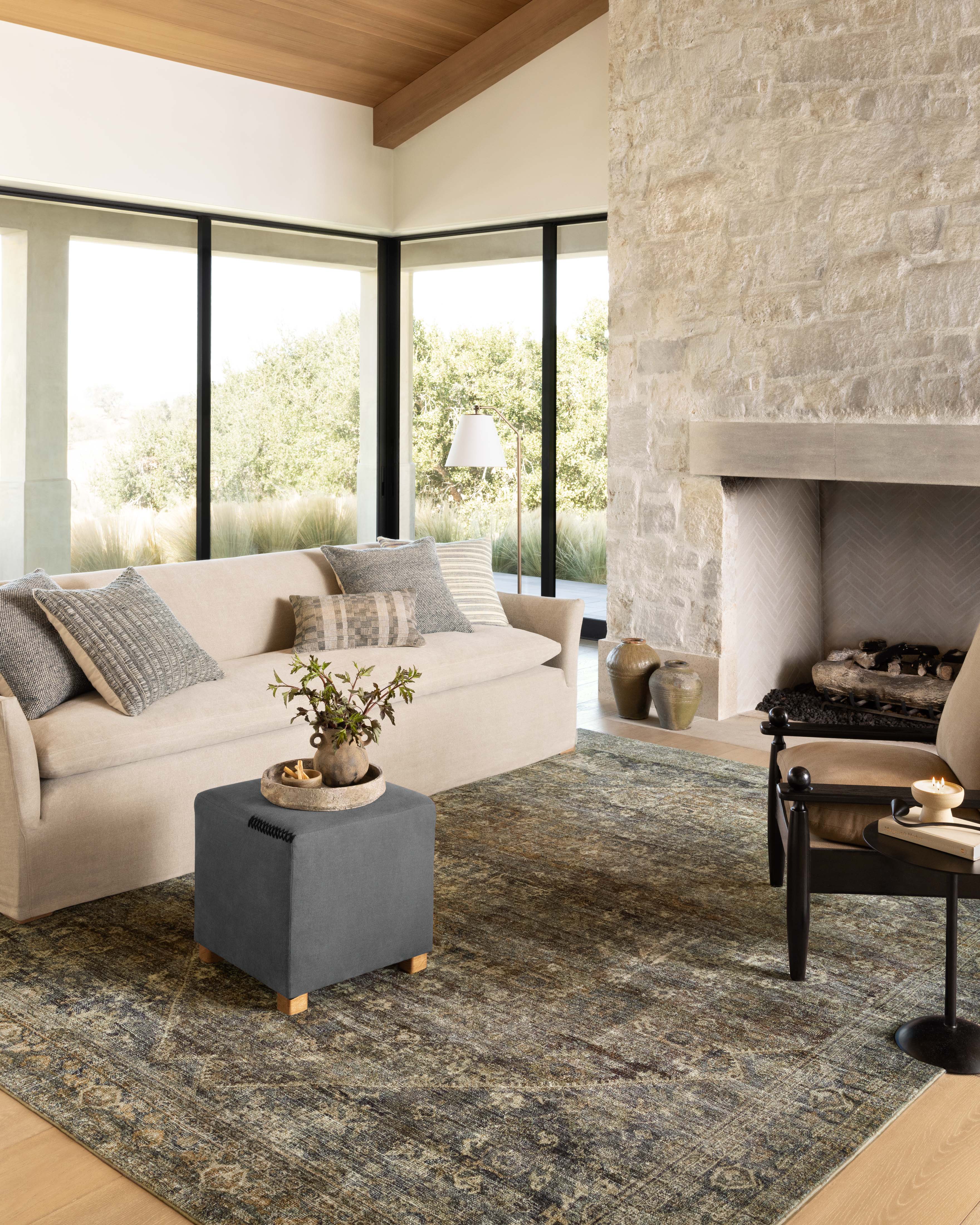 Amber Lewis x Loloi Morgan Rug, 5' length x 7' width View 3