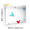 Disney Minnie Mouse Dots Blue & Yellow Wallpaper thumbnail 2