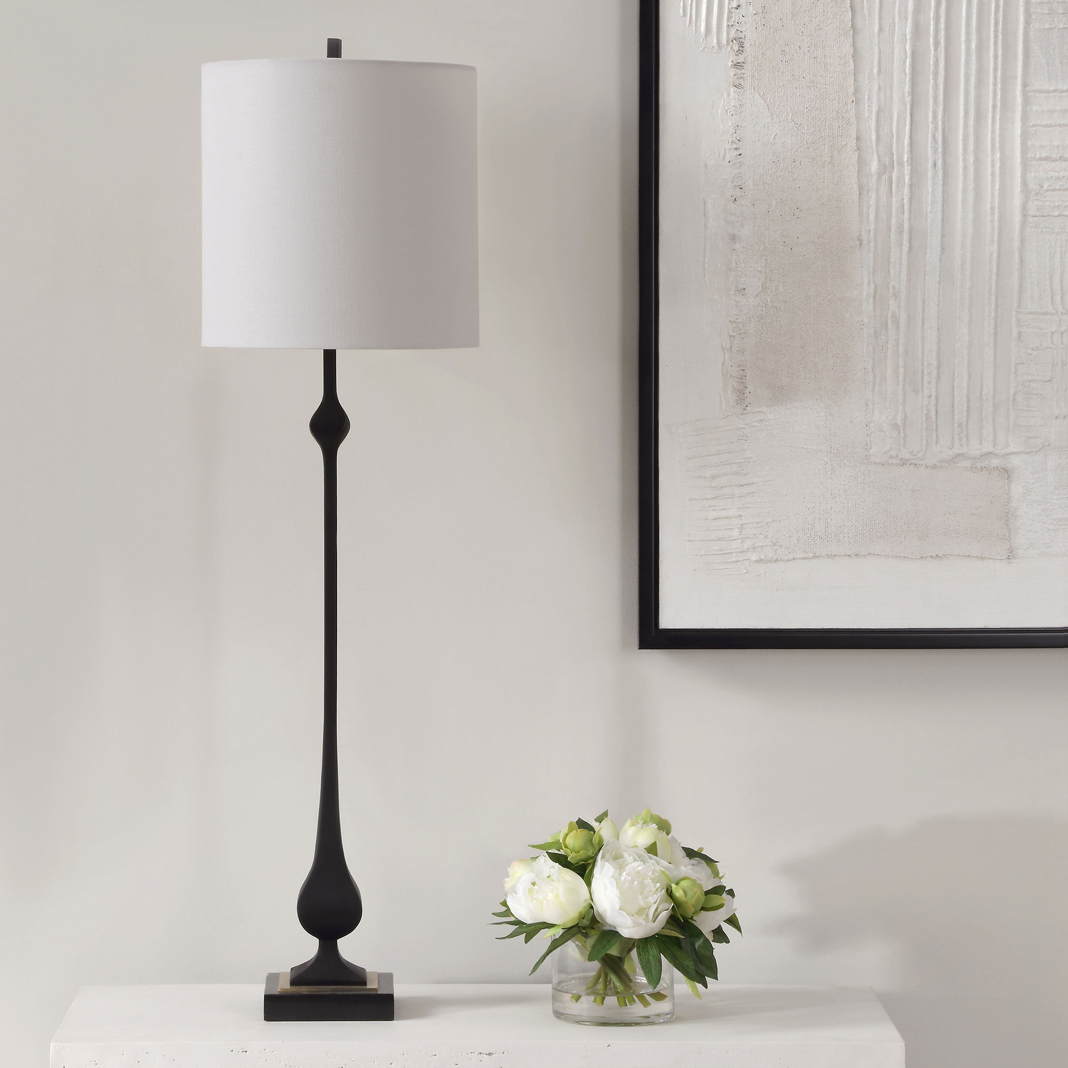 Hightower Black Buffet Lamp large image 