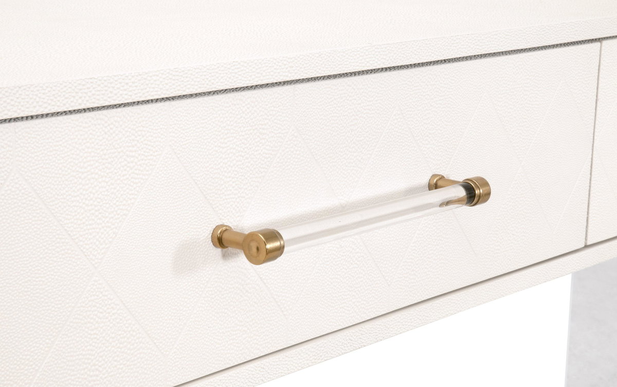 Sonia Shagreen Console Table, by Essentials for Living, 52" width x 31.5" height x 15" depth View 7