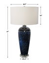 Stargazer Cobalt Navy Table Lamp, by Uttermost, 17" width x 31" height x 17" depth thumbnail 3