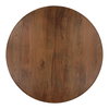 Winsor Coffee Table Brown, by Dovetail, 47.3" width x 18" height x 47" diameter x 47.3" depth thumbnail 2