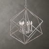 Euclid 6 Light Nickel Cube Pendant thumbnail 0