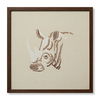 Loloi Black Rhino Wall Art, Wall Hanging, 24" length x 24" width thumbnail