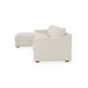 Farrow Sectional Flecked Oat Left, Sectional Sofa by Moe's Home, 130.5" width x 31.75" height x 61.5" depth thumbnail 3