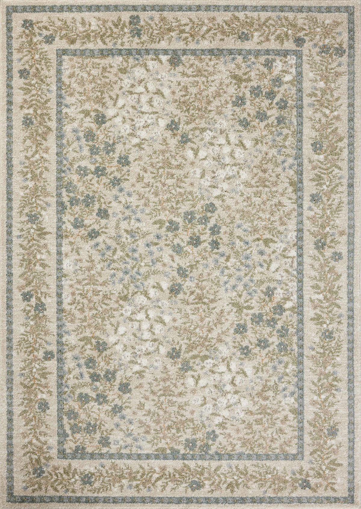 Rifle Paper Co. x Loloi Laurel Rug, 1'6" length x 1'6" width View 1