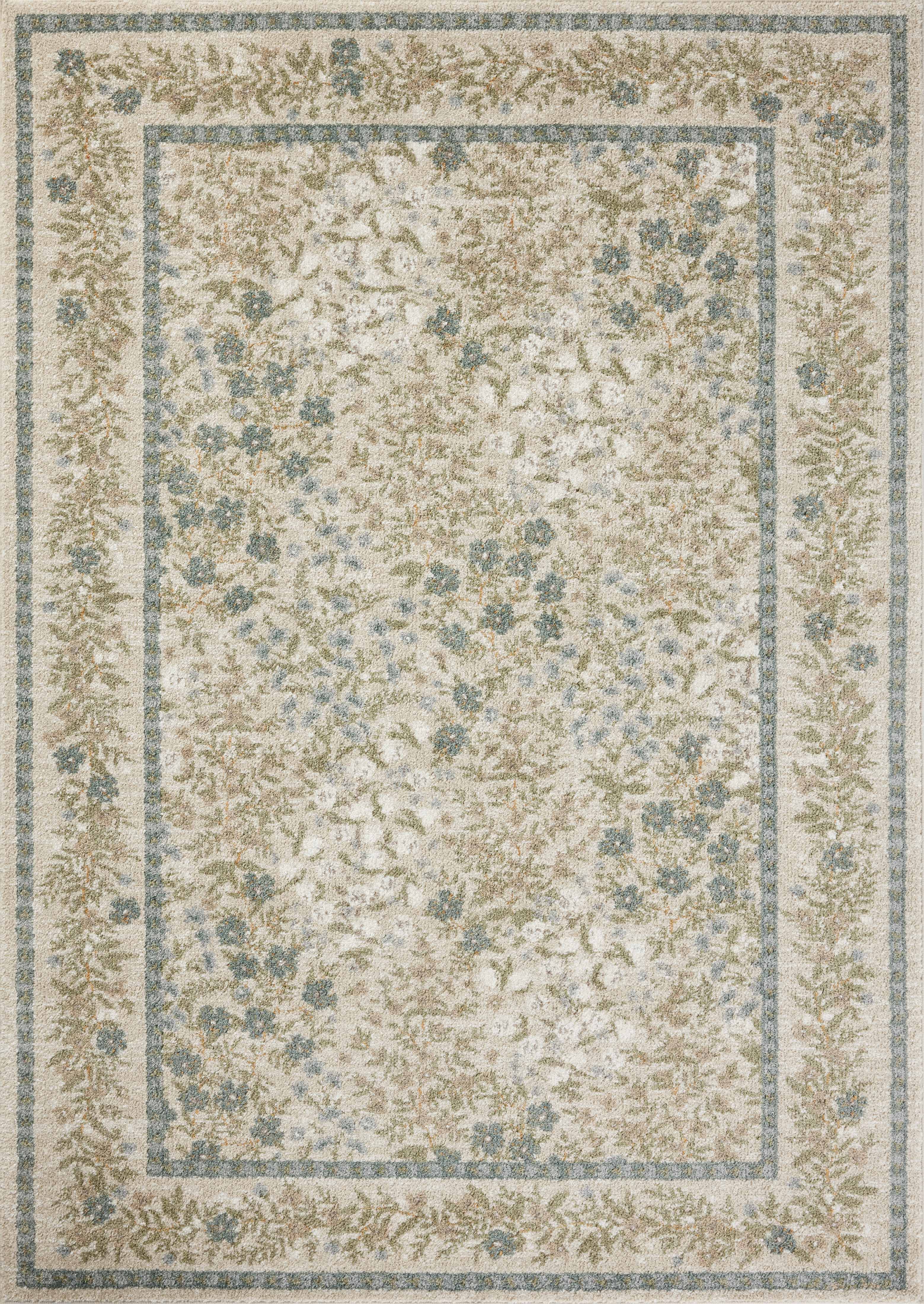 Rifle Paper Co. x Loloi Laurel Rug, 2'8" length x 4' width View 1