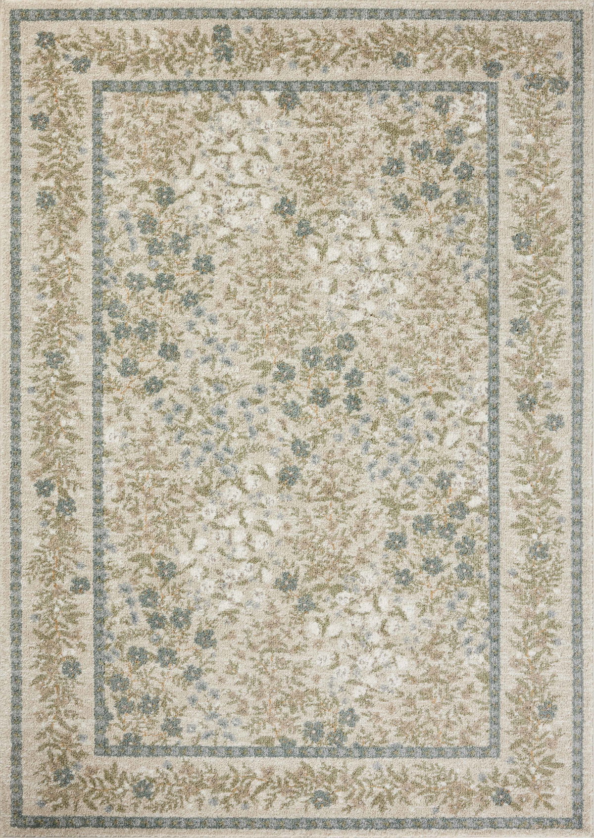Rifle Paper Co. x Loloi Laurel Rug, 2'8" length x 4' width View 1