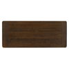 Wilson Dining Table Small Warm Brown, by Moe's Home, 98" width x 30" height x 40" depth thumbnail 3
