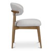 Ellie Dining Chair Oatmeal, by Moe's Home, 20.5" width x 32" height x 20.5" depth thumbnail 3