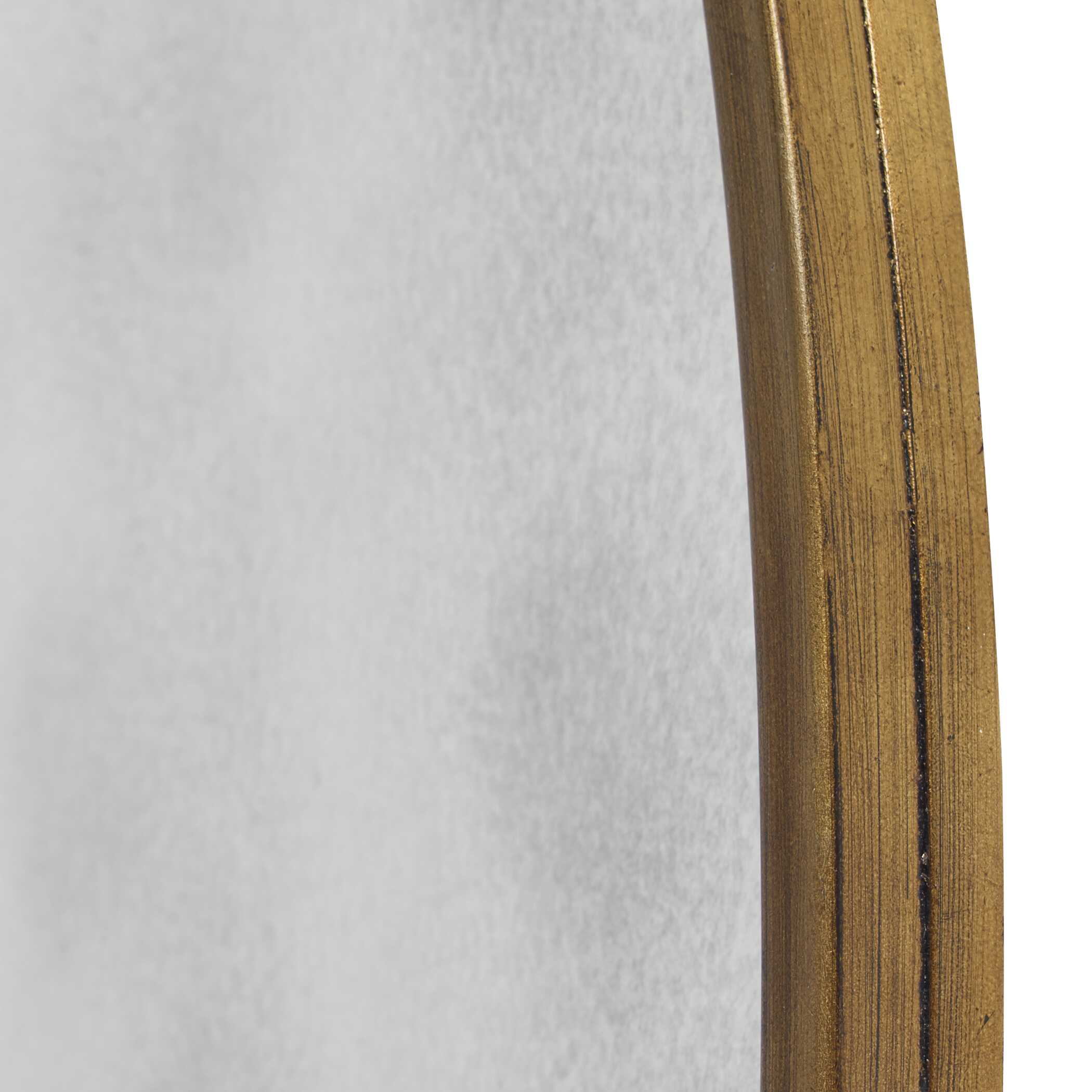 Junius Round Gold Mirror, by Uttermost, 43" width x 43" height x 1.25" depth View 6