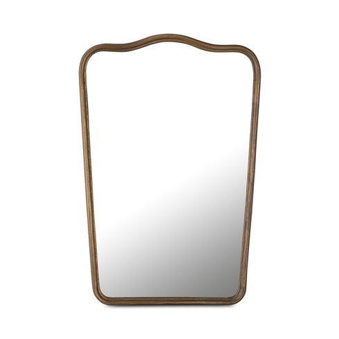 Keyes Mirror Brass