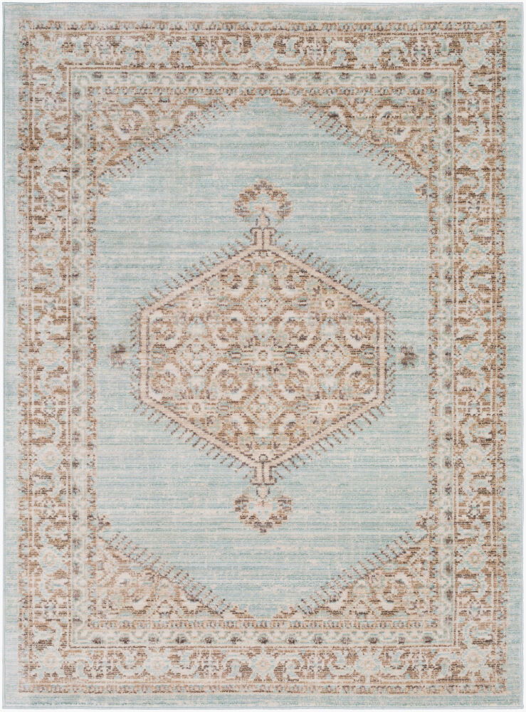 Germili Machine Woven Rug, by Surya, 1'3.75" length x 1'3.75" width