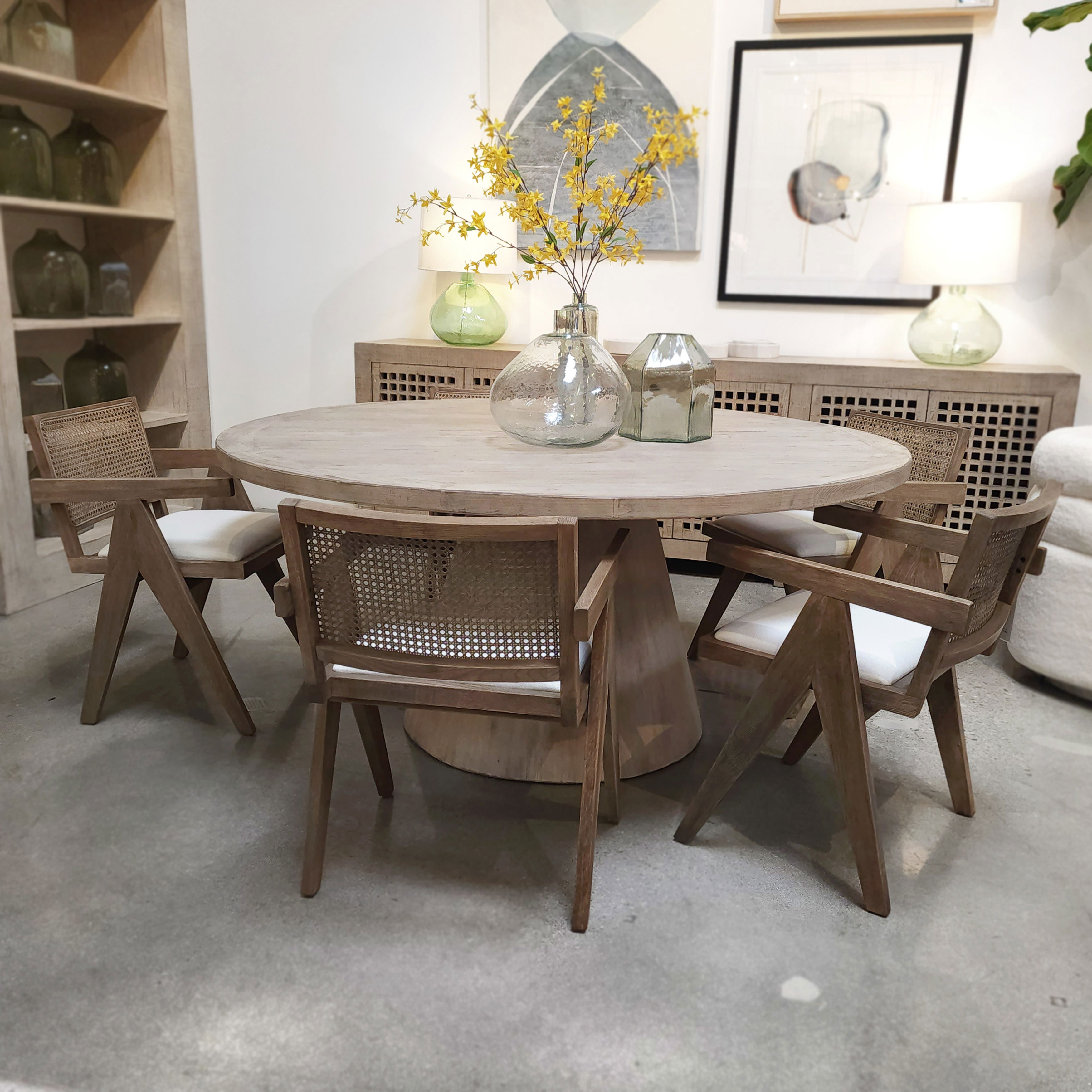 Ocampo Dining Chair, by Dovetail, 22" width x 30" height x 22" depth View 3