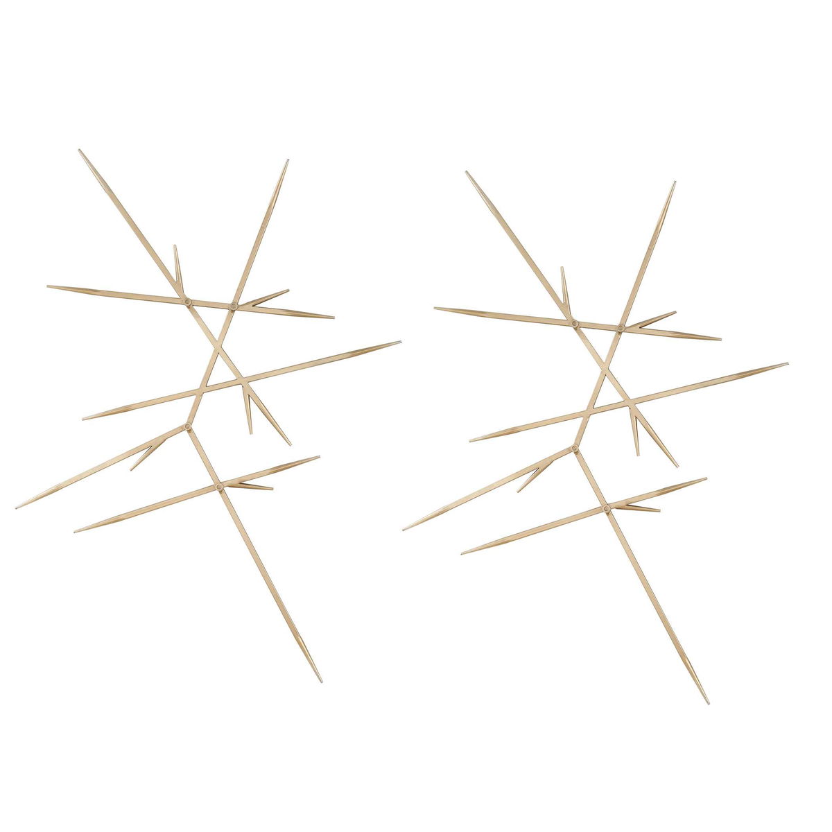 Fireworks Silver Wall Decor Set/2, Art by Uttermost, 30.25" width x 32.25" height x 0.5" depth View 6