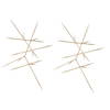 Fireworks Silver Wall Decor Set/2, Art by Uttermost, 30.25" width x 32.25" height x 0.5" depth thumbnail 6